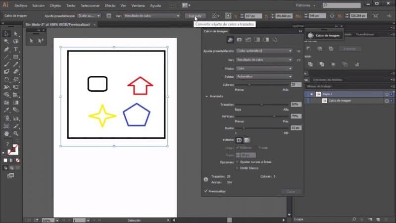 hacer logo con vector ilustrator