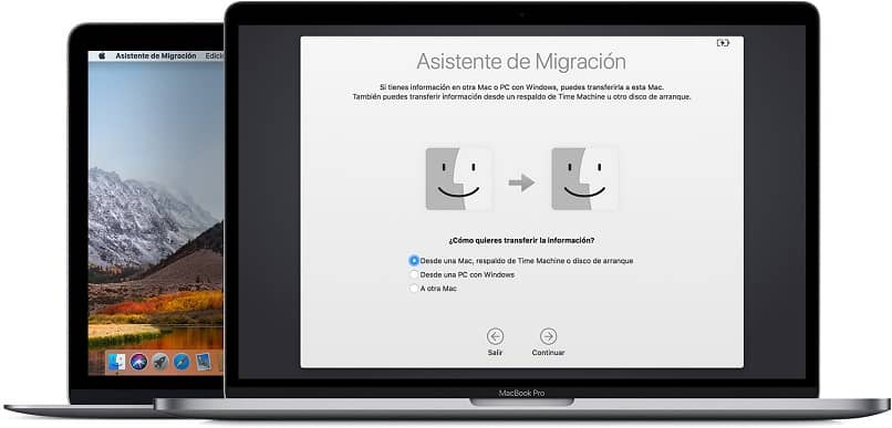 transfer information mac