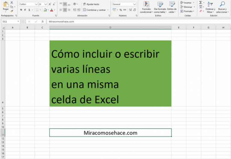 Excel Escribir Varias Lineas De Texto En Una Misma Celda De Excel My