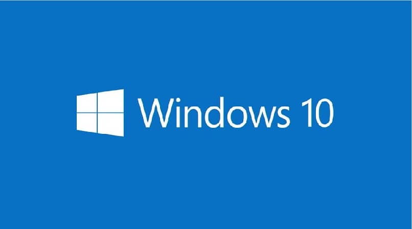 Logo Windows 10 con letras