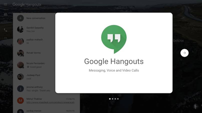 presentacion google hangouts