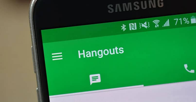 hangouts aplicacion mensajes