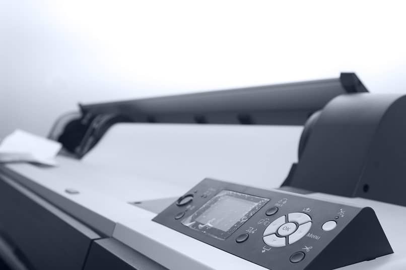 Panel de control de impresora