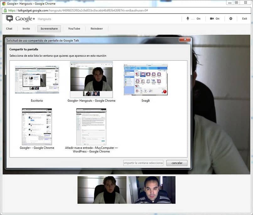 Como Compartir Pantalla Con Alguien En Google Hangouts Mira Como Se Hace