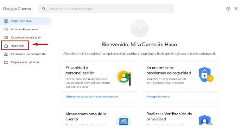 Acceso A Mi Cuenta De Google