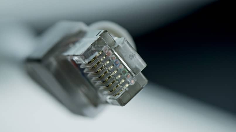conector de cable de red ethernet