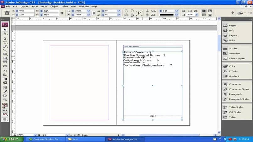 How to easily create or make tables of contents using Adobe InDesign cc
