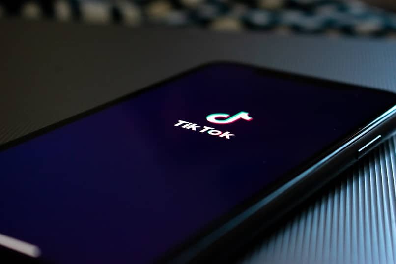 Phone with TikTok app
