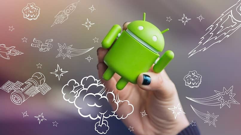 mu�eco android verde 3D