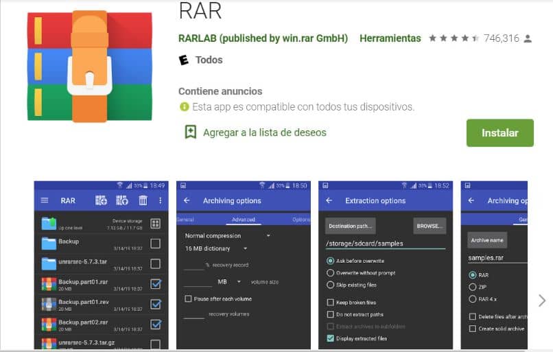 install rar app google store