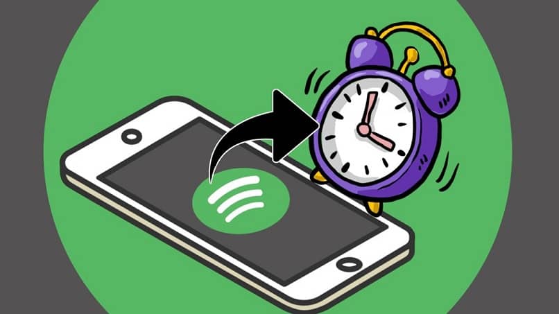 How to set an alarm or alarm clock on Android with Spotify music?