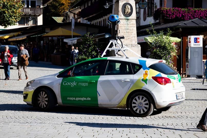 carro publicitario google maps