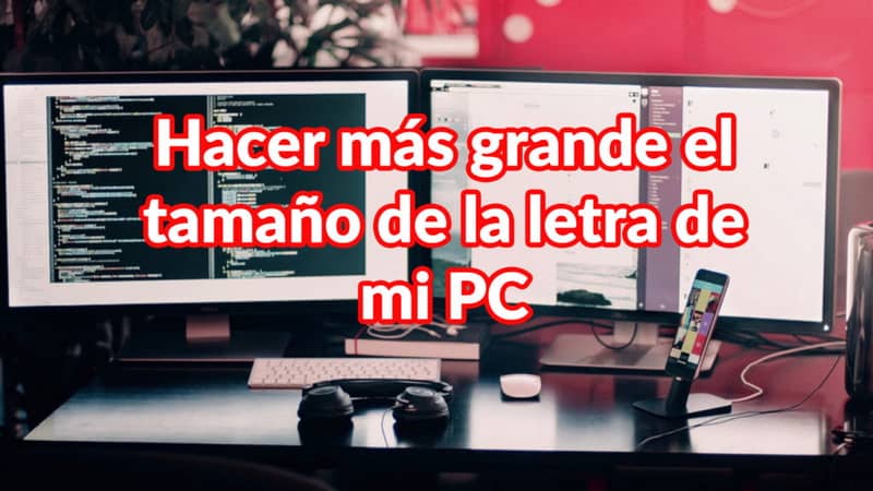 Preguntar Chip Calvo Cómo Poner y Hacer más Grande el Tamaño de la Letra de mi PC en Windows 10  (Ejemplo) | Mira Cómo Se Hace