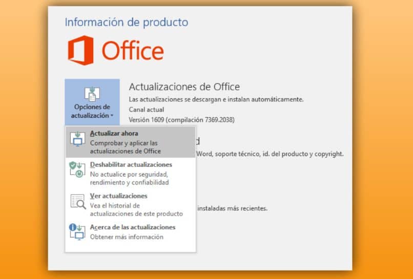 Cómo Desactivar o Deshabilitar las Actualizaciones Automáticas en Microsoft  Office (Ejemplo) | Mira Cómo Se Hace