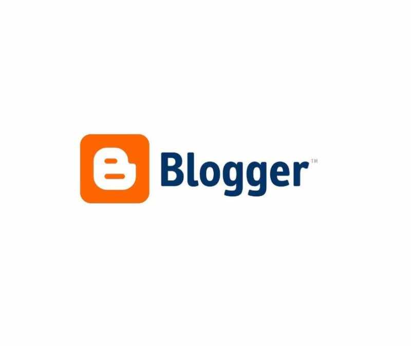 Logo blogger con fondo blanco
