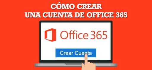 Microsoft Office 365 en laptop fondo rojo