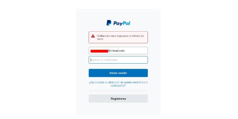 Reestablece tu contrasena de PayPal