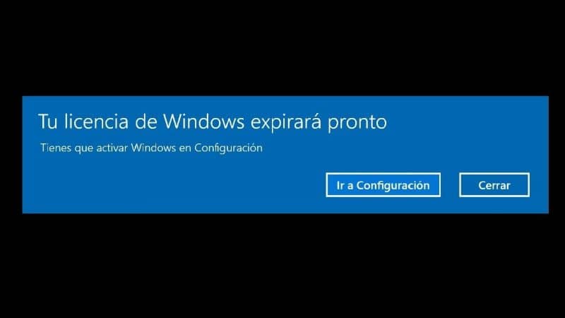 Tu licencia de Windows expirara pronto