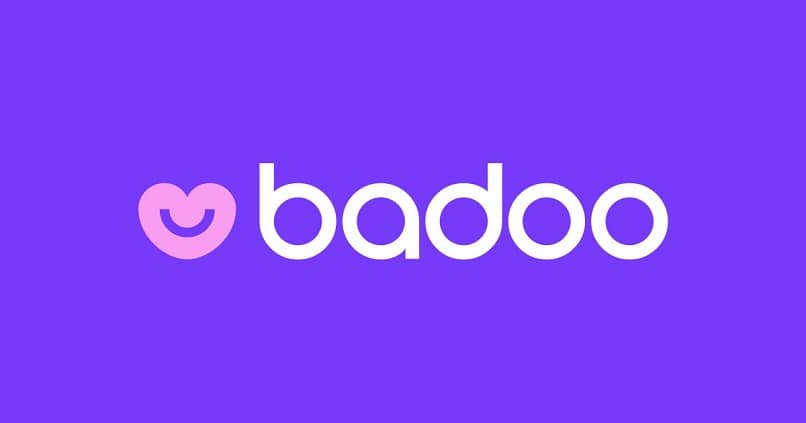 Logo de Badoo fondo morado