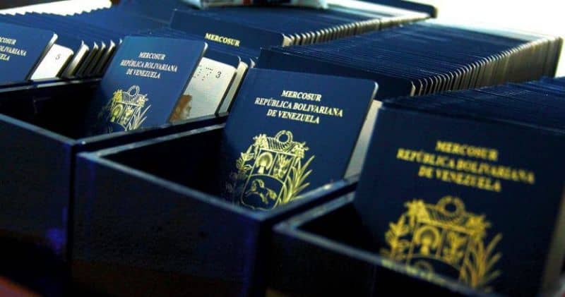 Pasaporte Azul Venezolano