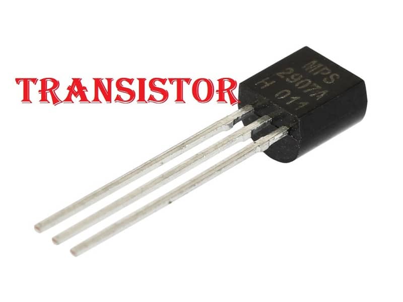 Pequeño artefacto transistor