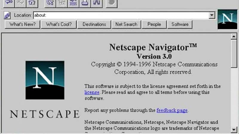 Ventana Netscape Navigator