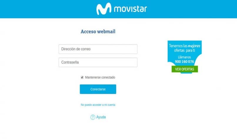 Crear correo Movistar