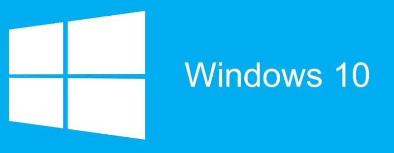 Logo en blanco Windows 10