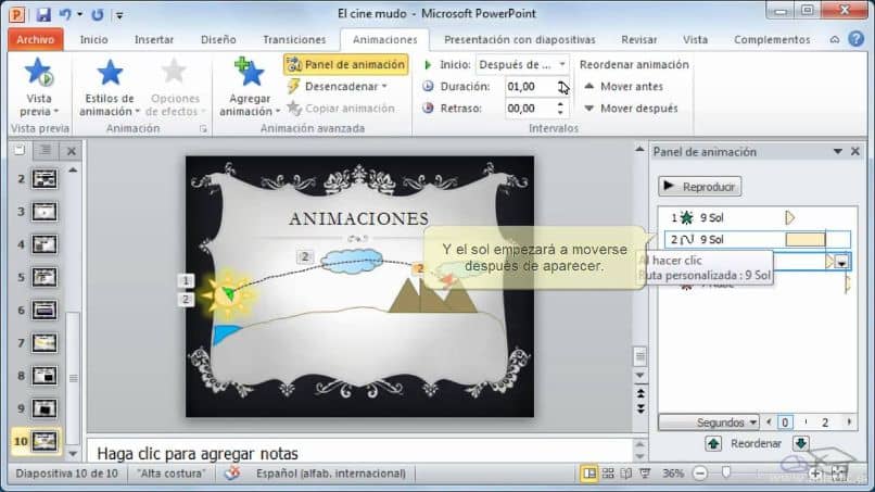 Cómo Usar el Panel de Animación y como Ajustar las Animaciones en Microsoft  PowerPoint | Mira Cómo Se Hace