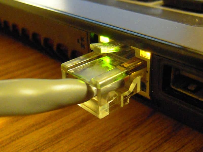 Conexión a Internet laptop