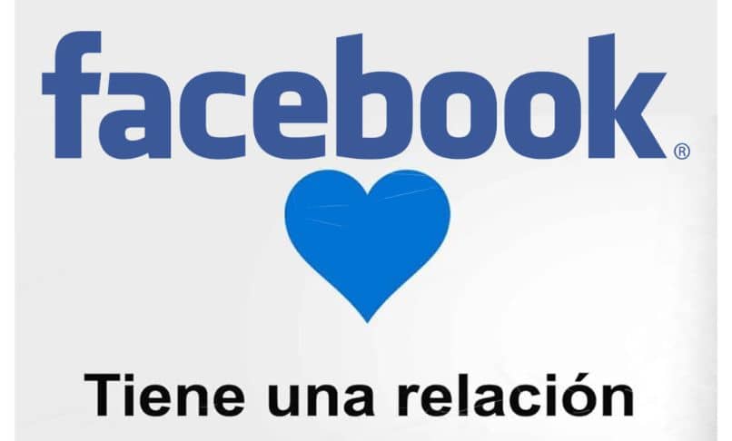 logo facebook corazon azul fondo gris
