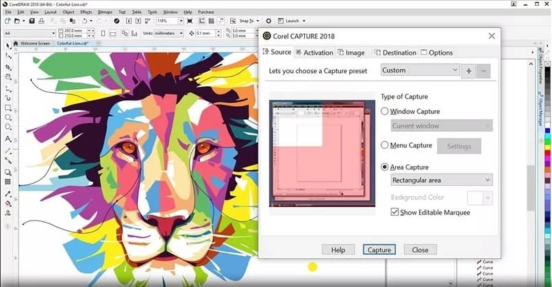how to cut image in corel draw 11