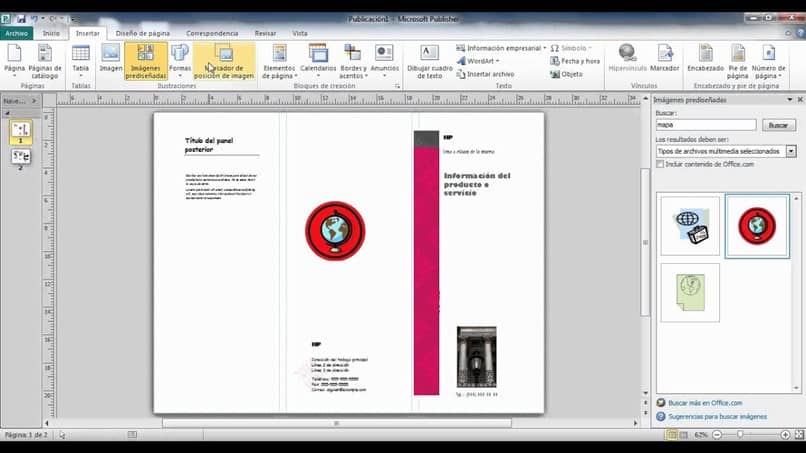 How to Insert Images to a Publication in Microsoft Publisher - Very Easy