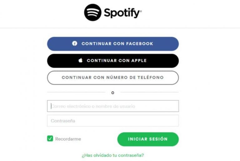 spotify login without facebook