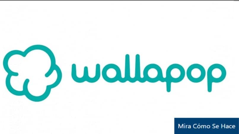 logo wallapop fondo blanco