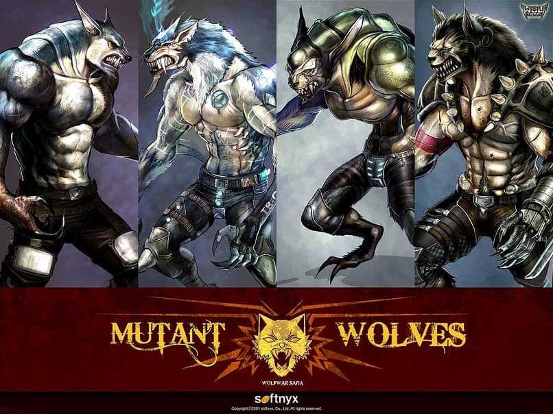 equipo de mutantes lobo
