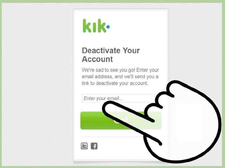 Hur Raderar Man Ett Kik Konto