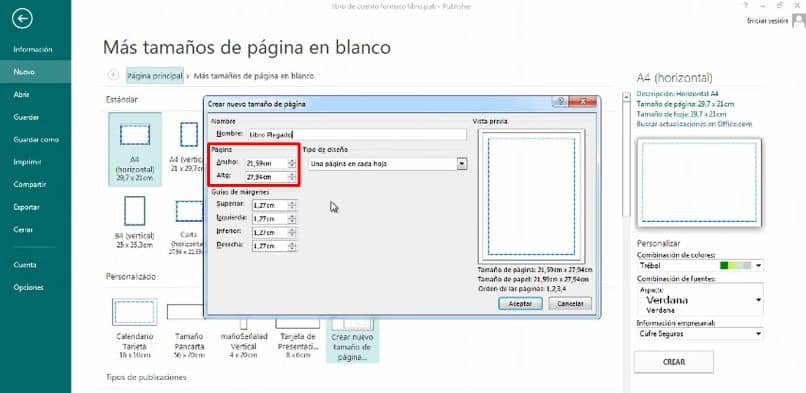 Cómo Crear una Publicación para Imprimir en Formato Libro en Microsoft