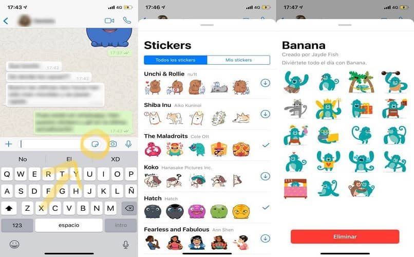 ¿Cómo Descargar los Mejores Packs de Stickers Gratis para WhatsApp en iOS y Android ? (Ejemplo