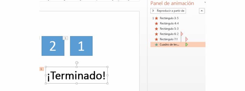 pasos para temporizador animado en powerpoint