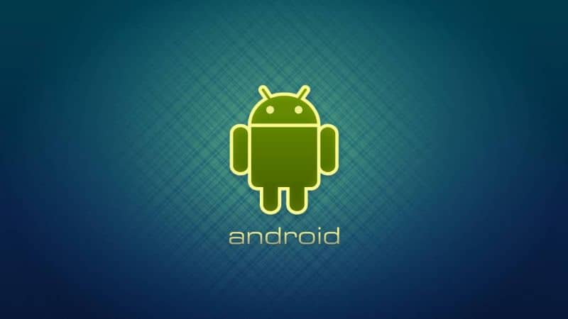 Logo Android Fondo oscuro degradado