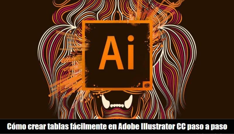 Cómo crear tablas fácilmente en Adobe Illustrator CC
