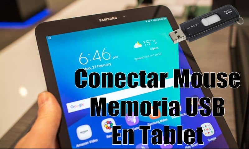 Conectar mouse memoria USB en tablet