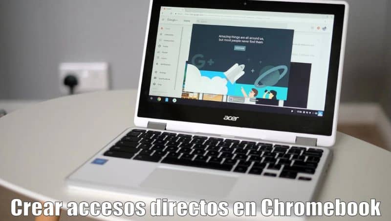 Crear accesos directos en Chromebook