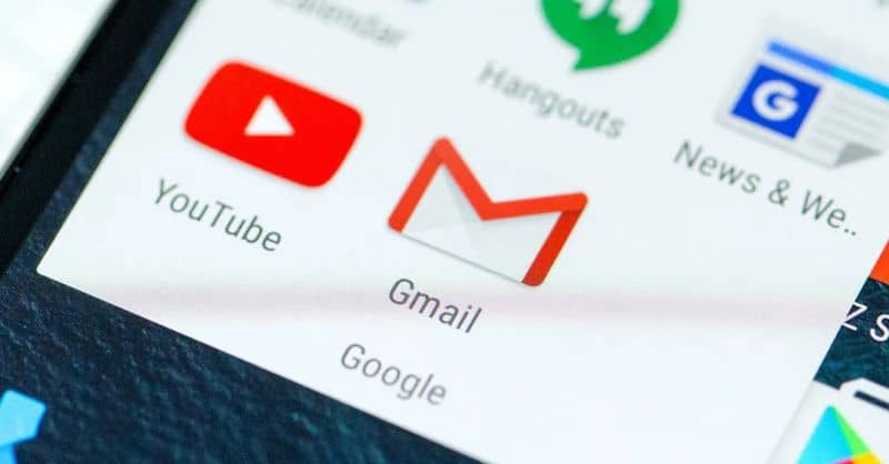 Iconos Youtube, Gmail en android