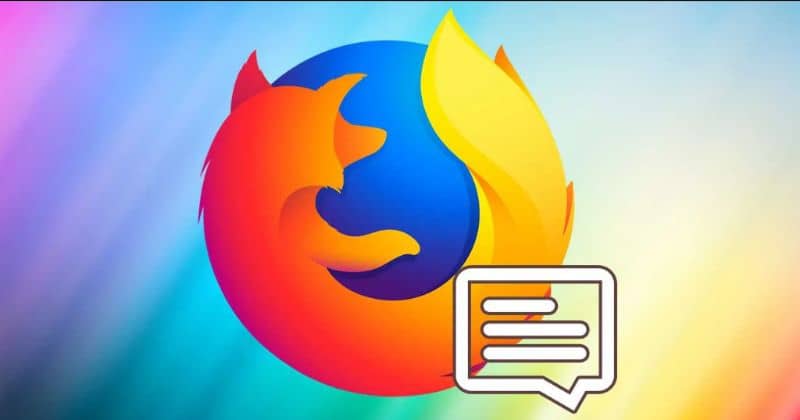 Logo Firefox, notificaciones