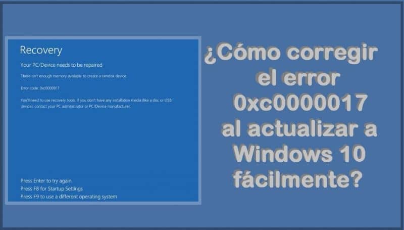 How to fix error 0xc0000017 when upgrading to Windows 10 easily