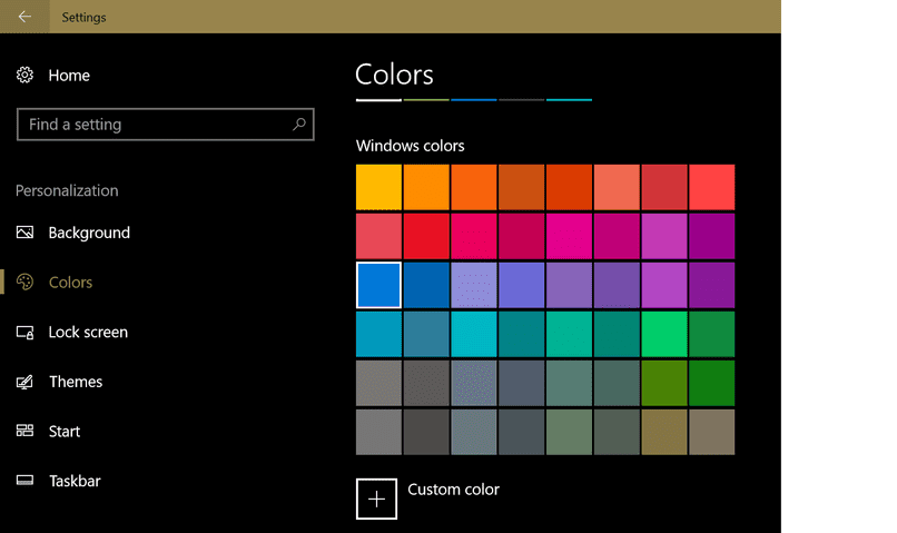 Change Display Color Settings Windows