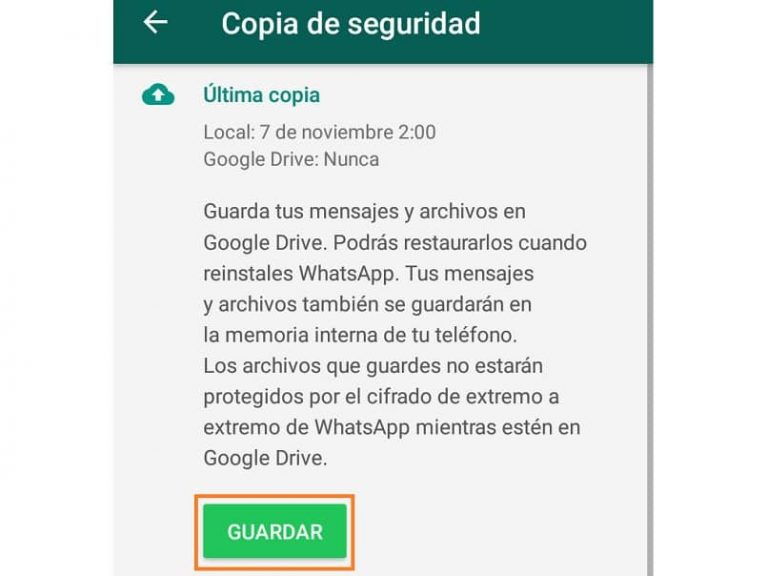 Copia De Seguridad Whatsapp Google Drive Tarda Mucho
