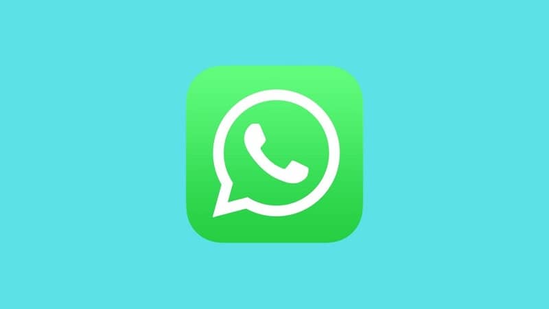 whatsapp icon blue background